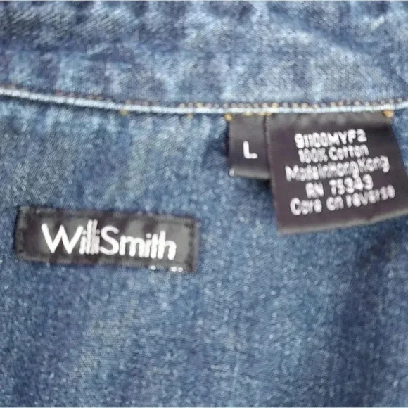 Willi Smith Womens Shacket Blouse Button Up Size Large - Picture 14 of 15